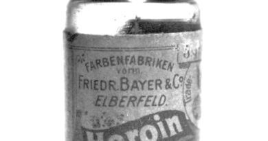 Una fiala del farmaco Heroin prodotto dalla Bayer