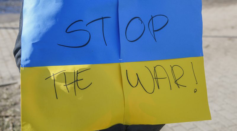 No alla Guerra in Ucraina, GINTS IVUSKANS Copyright: © European Union 2022 - Source : EP