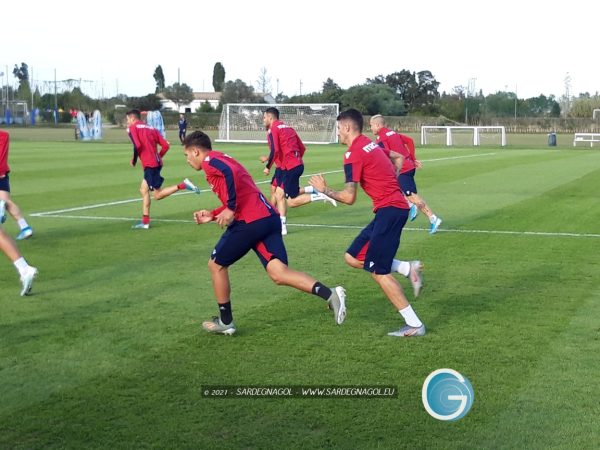 Cagliari Calcio, allenamento, foto Sardegnagol riproduzione riservata